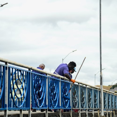 Prefeitura de BM avança com melhorias na Ponte Nilo Peçanha